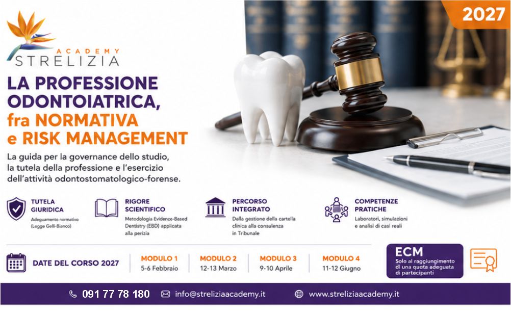 La Professione Odontoiatrica, fra Normativa e Risk Management